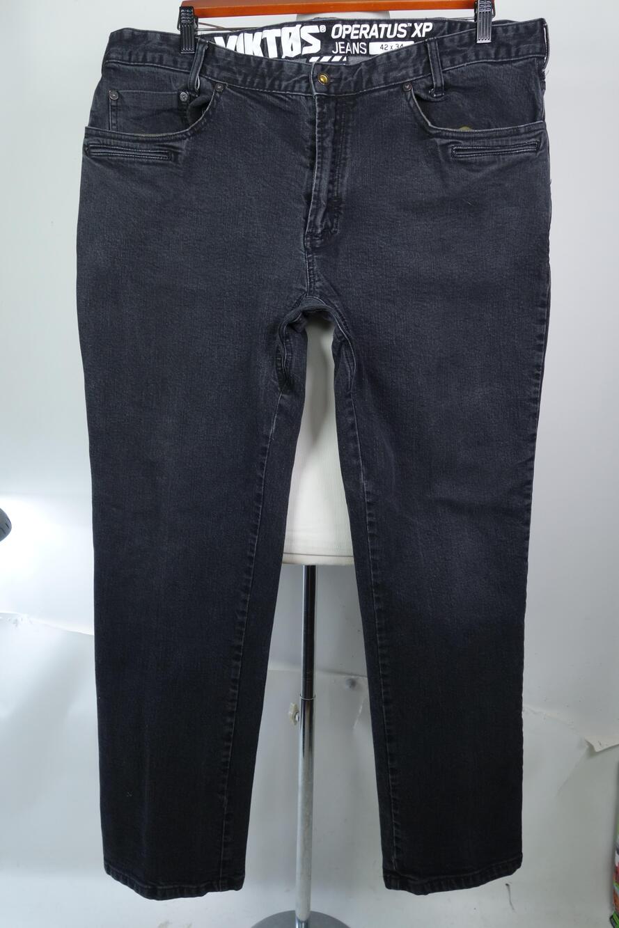 Viktos Operatus XP Tactical Jeans Men Size 42 Gray Straight Stretch Denim